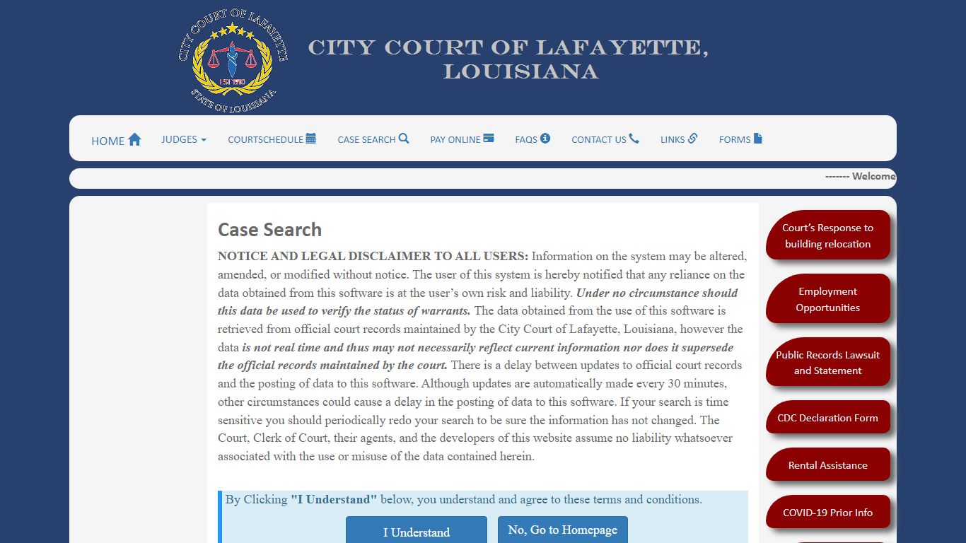 Case Search - citycourtlafayettela.org
